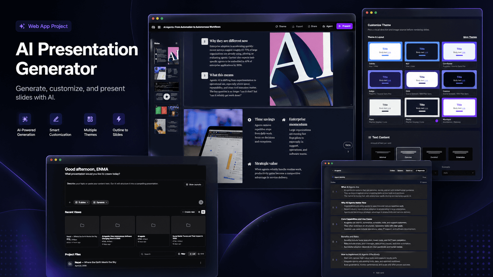 Preview of Presentation Generator